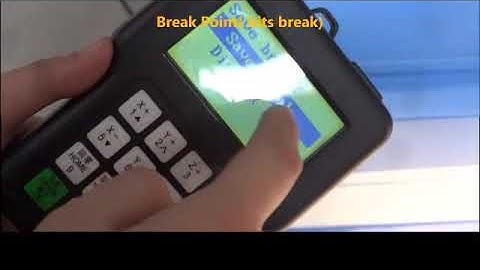 How to continue working from power off place by DSP controller