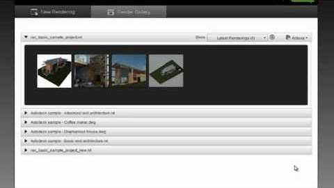 Autodesk 360 Rendering with AutoCAD and Revit