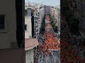La marea naranja de cazadores desborda Valencia en la manifestación más grande de su historia