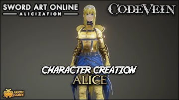 Code Vein - Alice Character Creation (SAO Alicization)