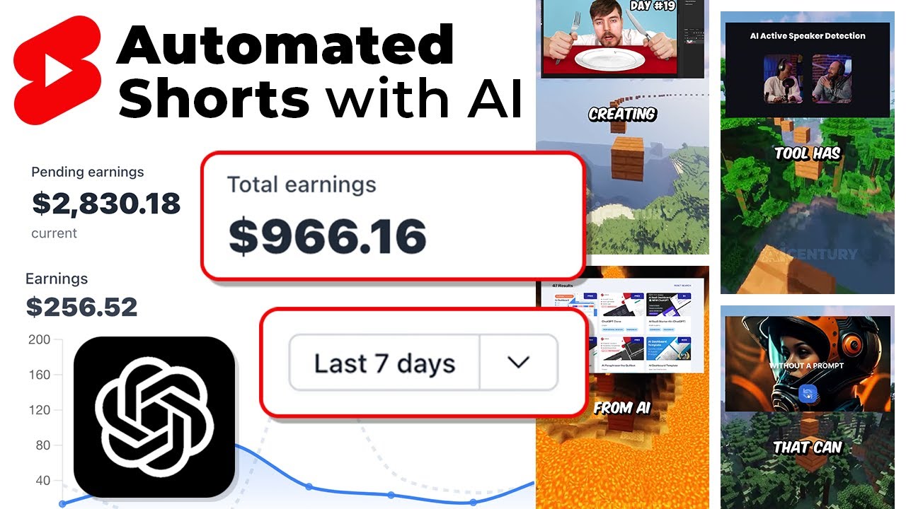 ⁣How I make Money with AI generated shorts! (INCOME PROOF)