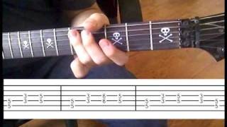 Video thumbnail of "Smoke on the Water (Intro & Solo Lesson) W/ TAB"