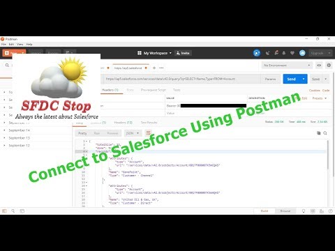 Connect to Salesforce using Postman