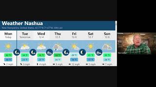 Rick Gordon's Weather Watch for Nashua, NH, Dec. 3.