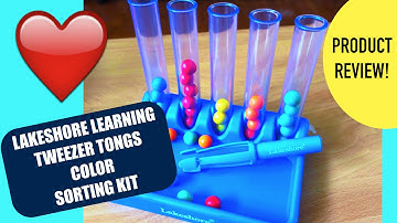 Toddler Fine Motor Activity | Tweezer Tongs Color Sorting Kit