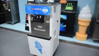 OceanPower Soft Ice Cream Machine OP138C Operation video