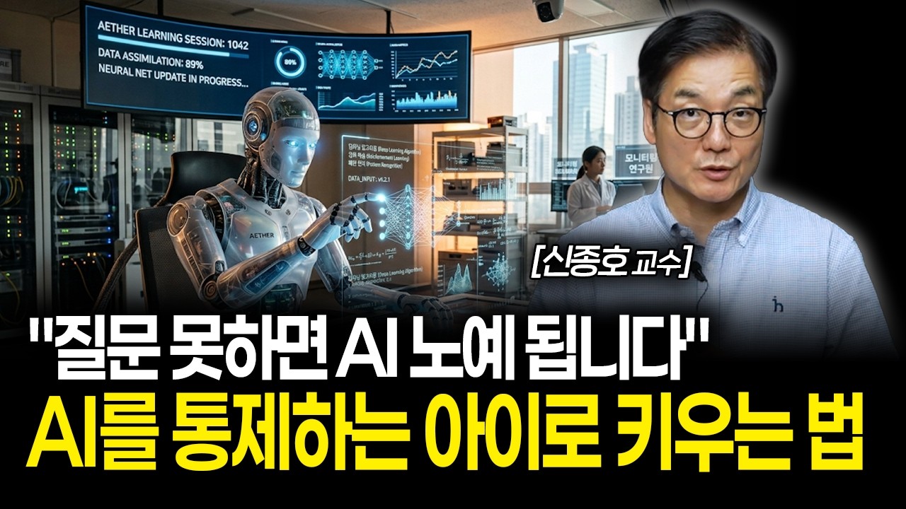 "질문 제대로 못하면 AI 노예 됩니다" AI를 통제하는 아이로 키우는 방법 | 신종호 교수 2부