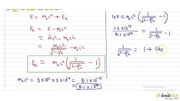 Find the speed of an elctron with kinetic energy (a) 1 eV , (b) 10 KeV and (c ) 10 MeV.