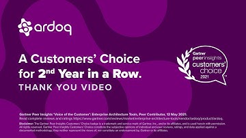 Ardoq Named a May 2021 Gartner Peer Insights Customers’ Choice for Enterprise Architecture Tools