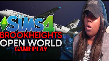 THIS MOD SNATCHED MY EDGES! | THE SIMS 4 - BROOKHEIGHTS OPEN WORLD GAMEPLAY/WALKTHROUGH | REACTION