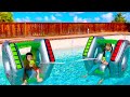 Wendy and Eric Plays with Swimming Pool Toys for Kids