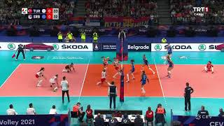 Filenin Sultanları Cev Yarı Final Maçında Sırbistan'a 3-1 Yenildi. #FileninSultanları #Cev 🇹🇷