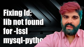 Fixing "ld: library not found for -lssl" Error When Installing mysql-python with pip