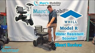 Whill Model R Portable Scooter that is WATER RESISTANT! - Short Review
