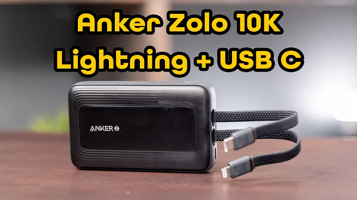 Anker Zolo 10K Lightning + USB C Cables Built in Power Bank Review