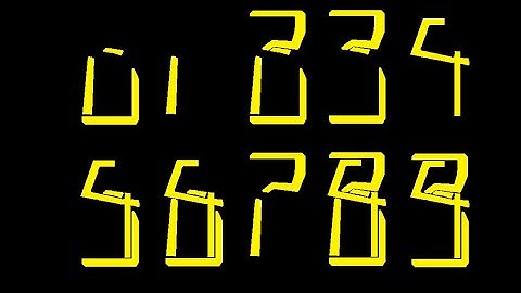 (BEST) 4 Segment Numerical Display Concept V6a