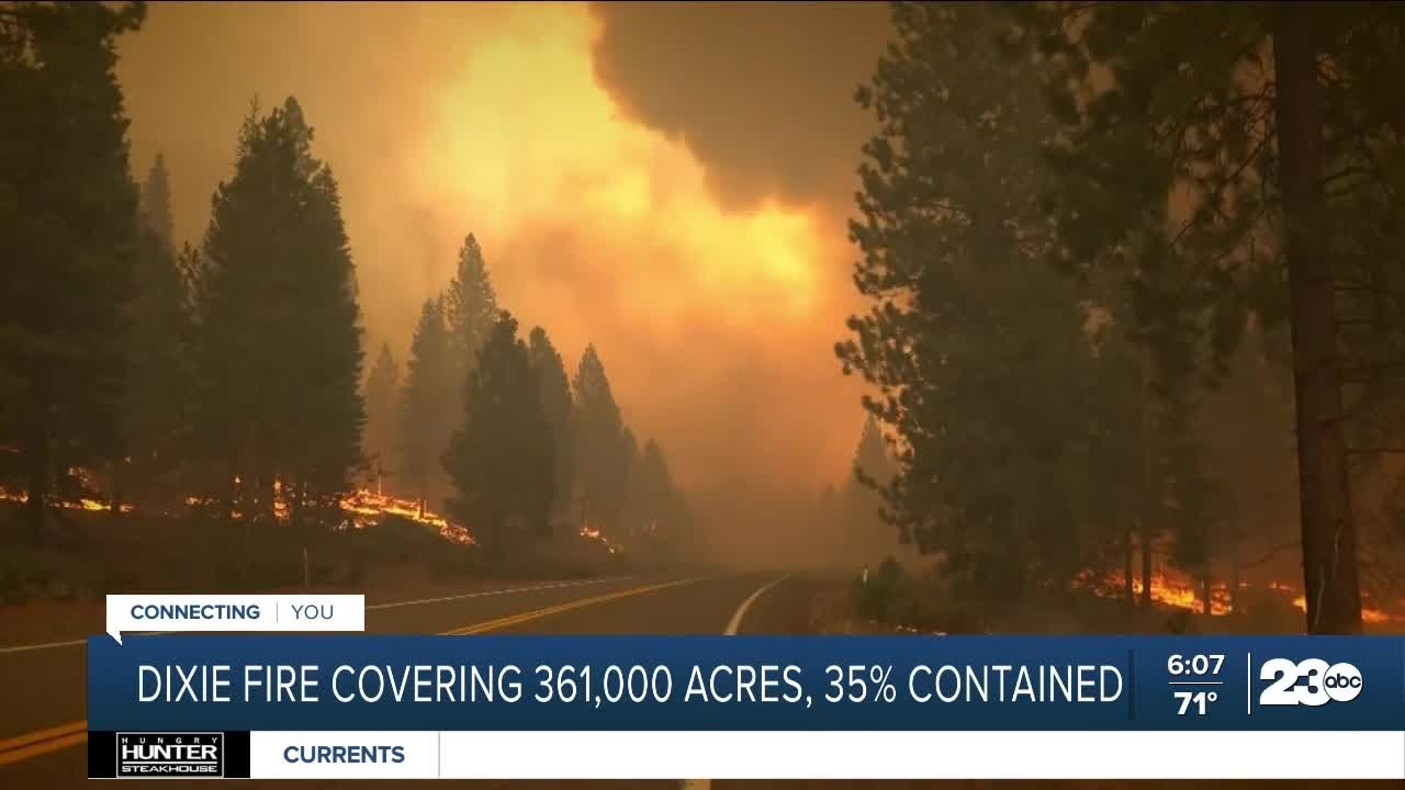 The Dixie Fire Explodes To Become The 3rd-Largest Wildfire In ...