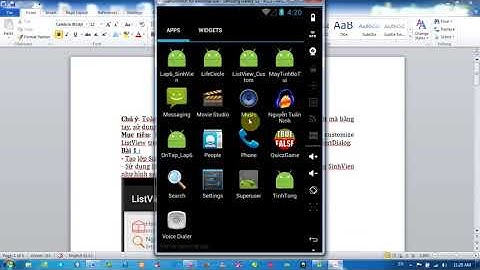 Lập Trình Android Studio - Hướng dẫn custom listview - Phần 1