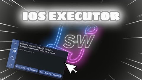 Script-Ware | FOR IOS | Mobile iPhone Executor Roblox