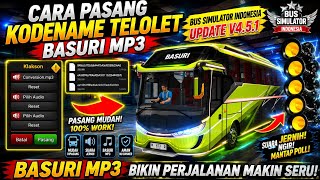CARA PASANG KODENAME TELOLET BASURI BUS SIMULATOR INDONESIA UPDATE V4.5.1 TERBARU 2026 screenshot 2