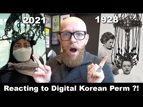 They are doing a Korean Digital Perm ?!!- Hair Buddha reaction video