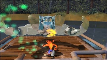 Crash Bandicoot The Wrath of Cortex Drain Damage BOSS FIGHT 2 WA WA