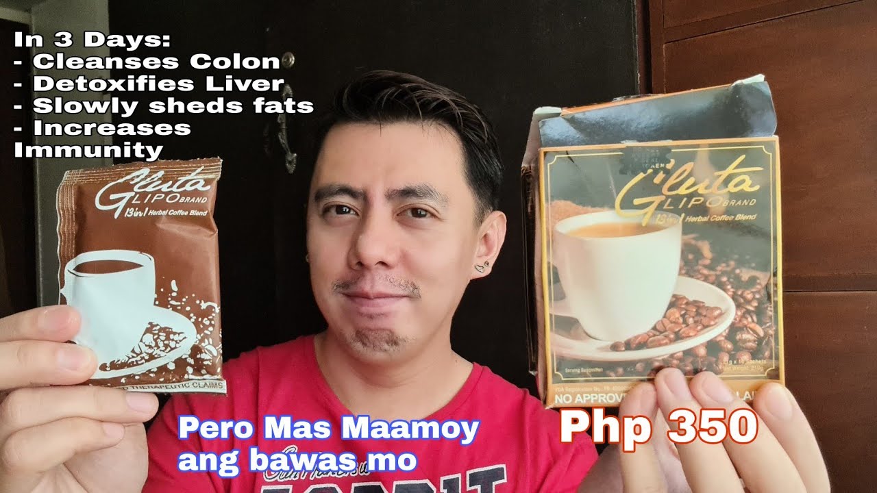 3 DAYS REVIEW GLUTA LIPO 13 IN 1 SLIMMING HERBAL COFFEE WITH GLUTATHIONE COLLAGEN L 