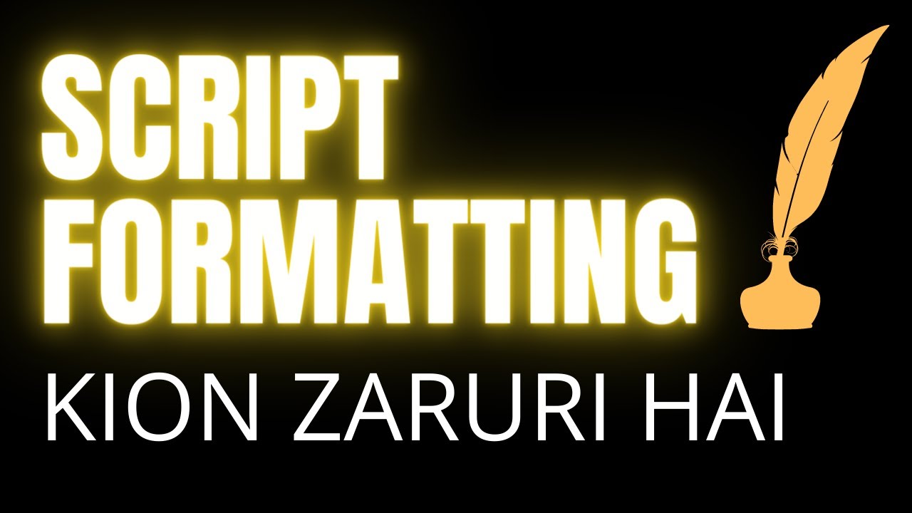 Script Formatting | Highlight, Underline Important Script Lines and ...