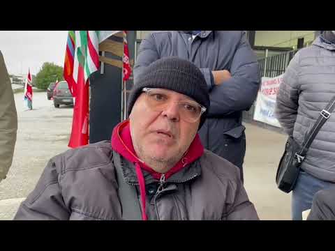 Baritech, Emiliano al presidio dei lavoratori - Dichiarazioni Filippo Caldara