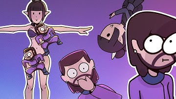 A slightly inaccurate animated BG3 speedrun
