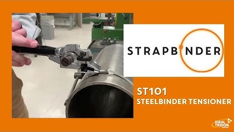 Strapbinder Tool Demo | ST101 Steelbinder Tensioner