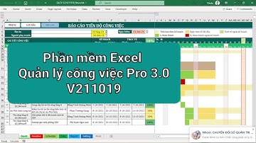 Update Phần mềm Excel Quản lý công việc Pro 3.0 version 211019