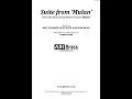 Suite from mulan  arranged for brass band by adrian horn