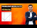 Problemă rezolvată: Pătrat. Evaluarea Națională. Demonstrează că punctele P, O și Q sunt coliniare.