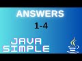 1. Java Simple ANS 1-4