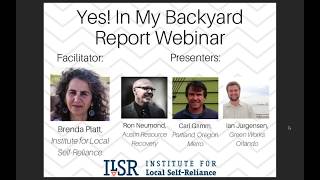 Yes! In My Backyard Webinar: Exploring Local Government Home Composting Programs