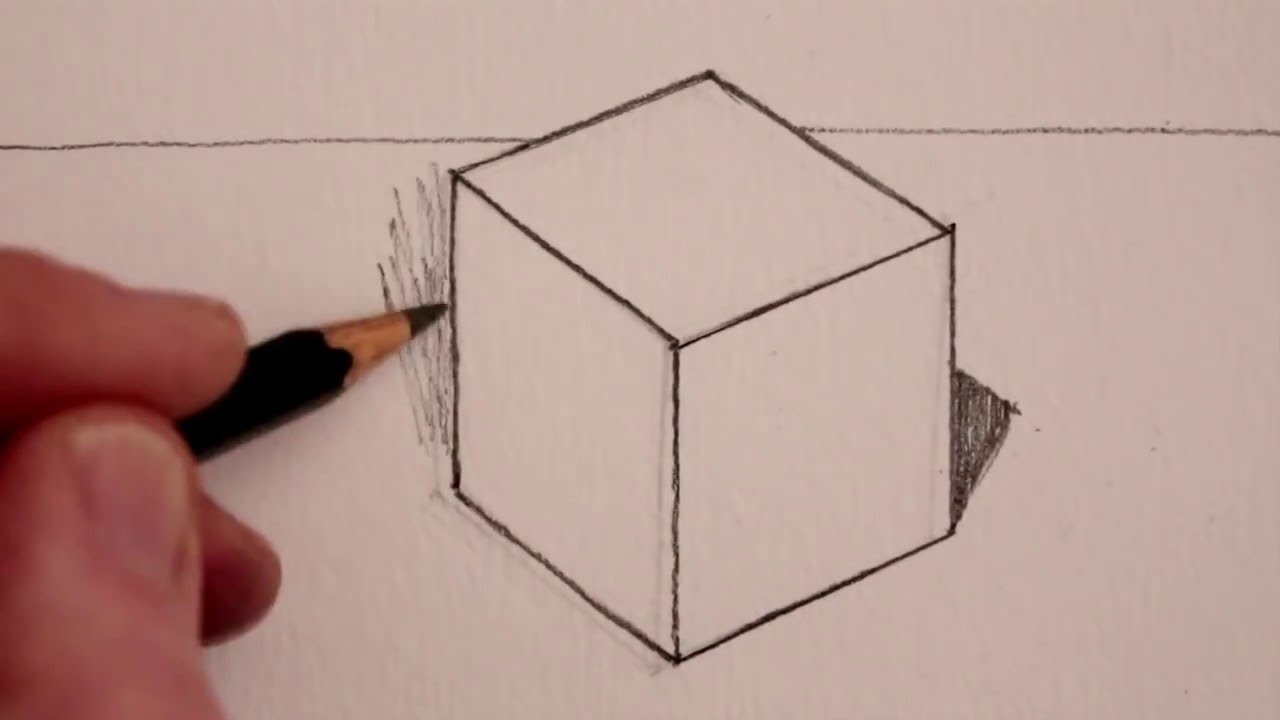 How To Draw A Cube: Step By Step