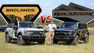 Bronco  Badlands VS Wildtrak  What's the difference?