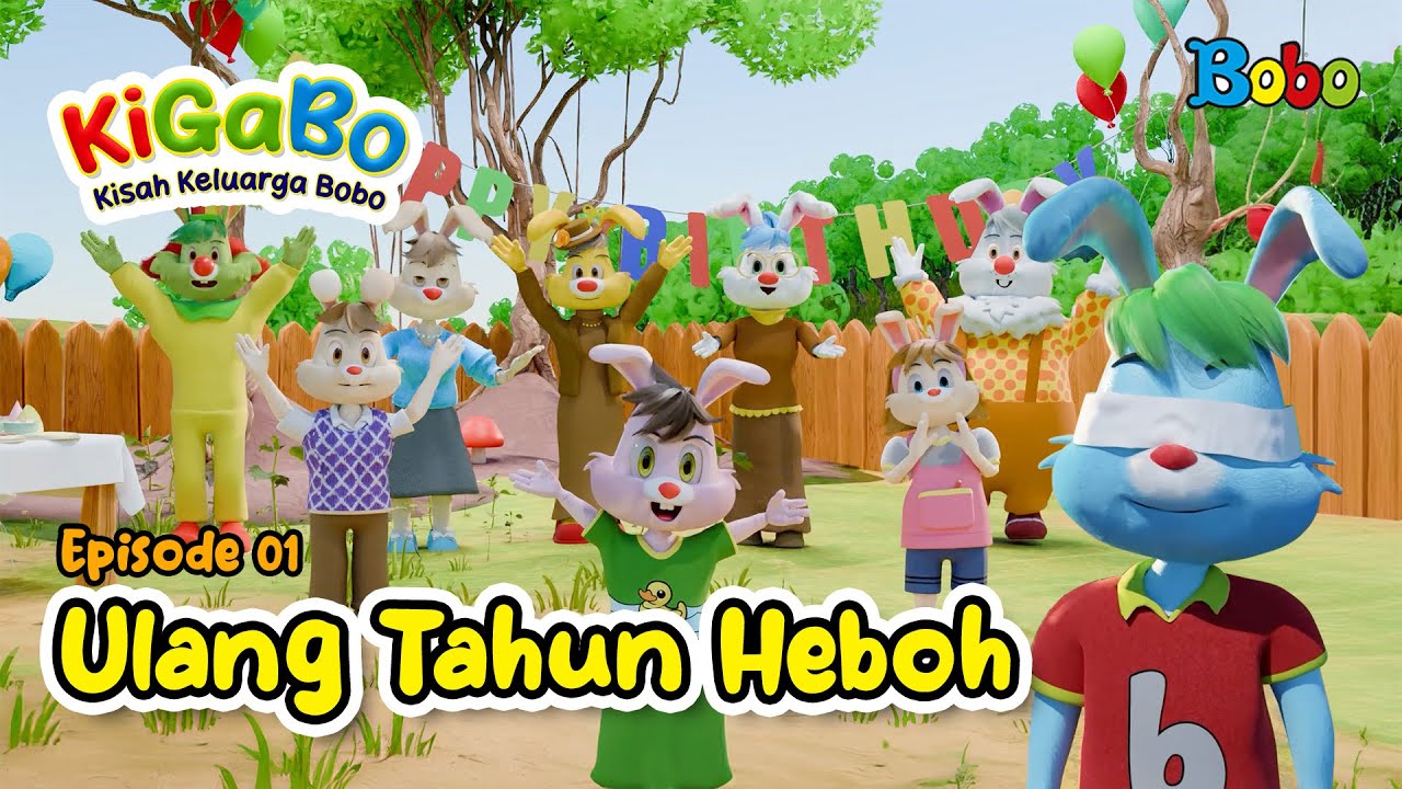 Episode 1 Ulang Tahun Heboh - KiGaBo - Serial Animasi Majalah Bobo Episode 1 Ulang Tahun Heboh - KiGaBo - Serial Animasi Majalah Bobo
