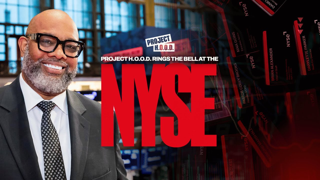 Corey Block From the Block to the Bell: Pastor Corey Brooks at the NYSE - YouTube