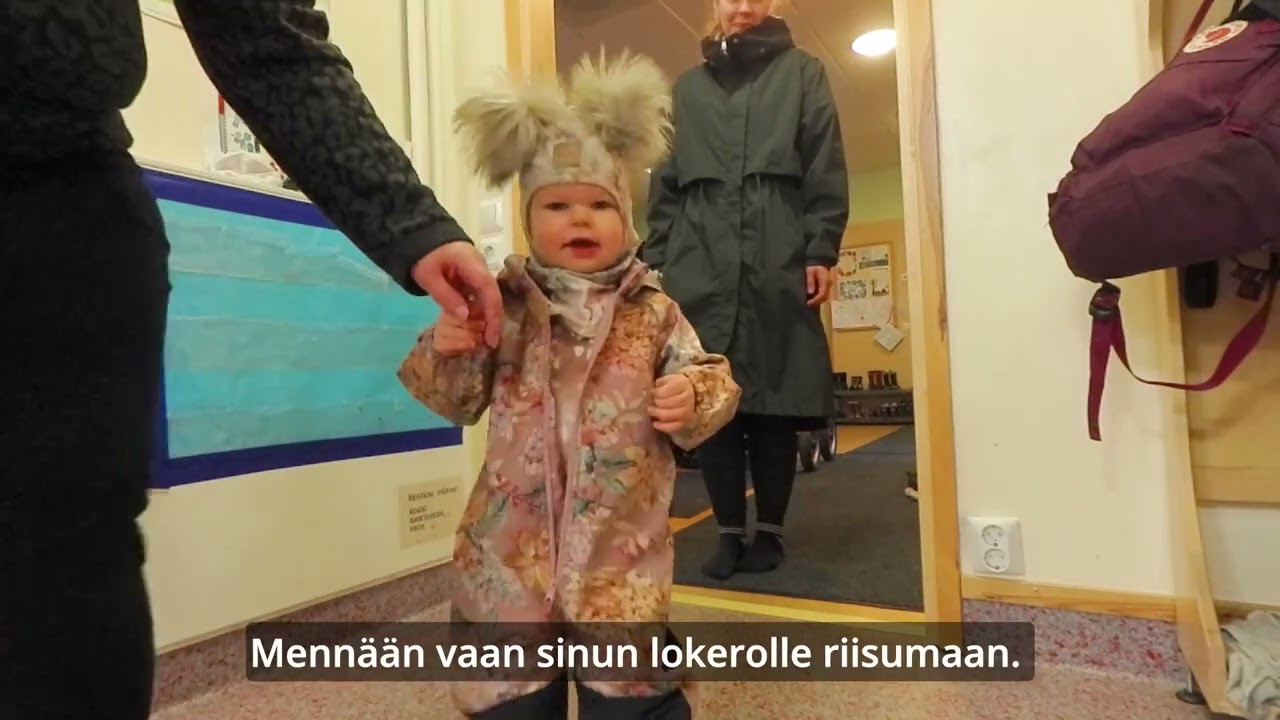 Päiväkodille saapuminen / Liperin kunnan varhaiskasvatus