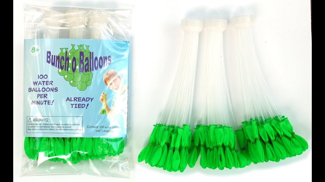 Automatic Water Balloon Filling and Tying Review YouTube