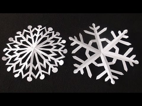 Video: Kendi ellerimizle kağıttan güzel kar taneleri kesiyoruz