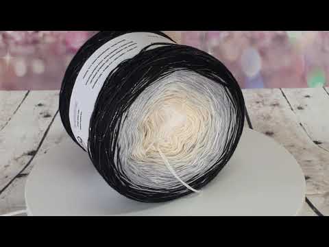 Video: Příze Čarovné klbko, (3n), 1000m, Limited Edition No.122, glitter transparent