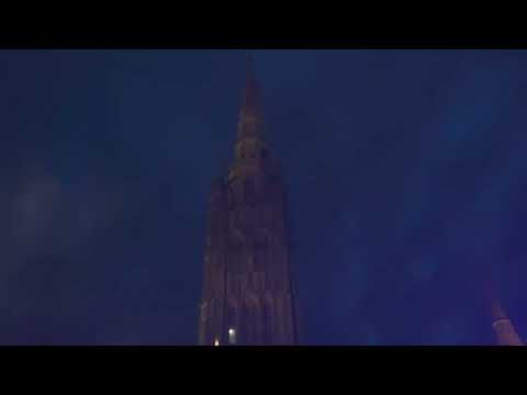 Coventry Cathedral laser show