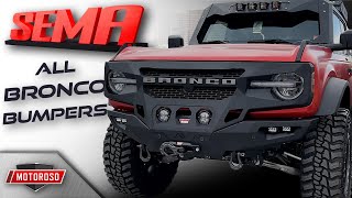 ALL the 2021+ Ford Bronco Bumper Options We Saw At SEMA 2022