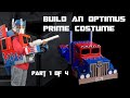 Make an Optimus Prime Cardboard Costume part 1 of 4 - DIY Tutorial