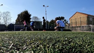 Group Football Training Session ⚽️ (4) - Football ASMR (passing, shooting & 1v1s)