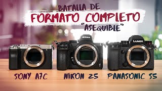 Sony A7C, Nikon Z5 y Panasonic S5: batalla de formato completo 