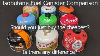 Isobutane Canister Stove Fuel Test - Which Is The Best?